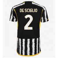 Camisa de time de futebol Juventus Mattia De Sciglio #2 Replicas 1º Equipamento Feminina 2023-24 Manga Curta